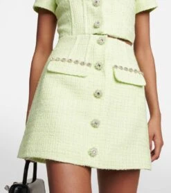 SELF PORTRAIT Verzierter Rock Aus Tweed -FRAME || Dolce & Gabbana Verkäufe P00781672 d1