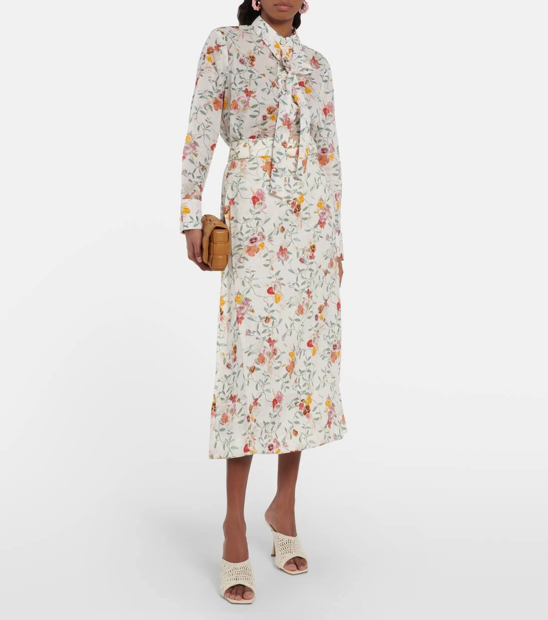 Zimmermann Bedruckte Schluppenbluse Aus Baumwolle 4 Zimmermann Bedruckte Schluppenbluse Aus Baumwolle – Bild 2