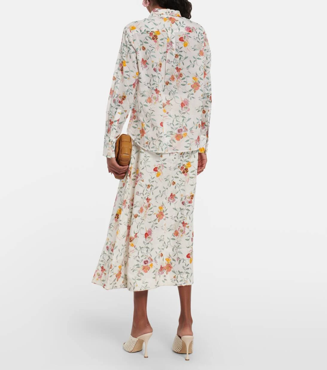 Zimmermann Bedruckte Schluppenbluse Aus Baumwolle 5 Zimmermann Bedruckte Schluppenbluse Aus Baumwolle – Bild 3