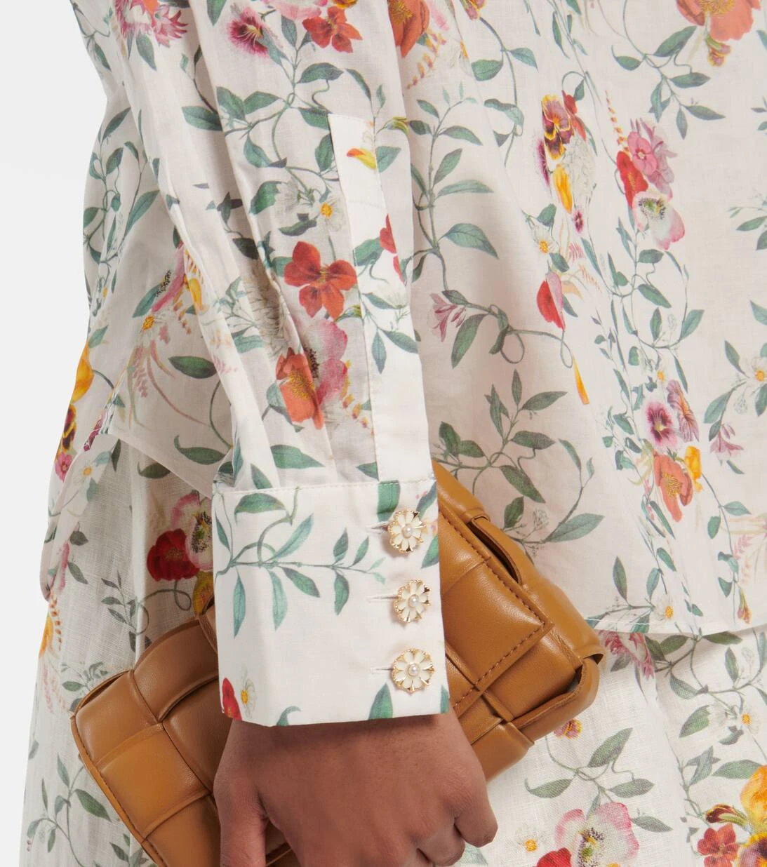 Zimmermann Bedruckte Schluppenbluse Aus Baumwolle 7 Zimmermann Bedruckte Schluppenbluse Aus Baumwolle – Bild 5