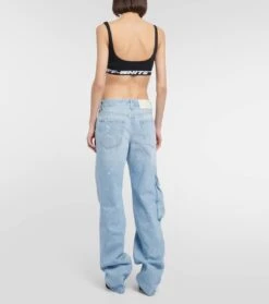 Off-White High-Rise Wide-Leg Jeans Toybox -FRAME || Dolce & Gabbana Verkäufe P00785958 b2