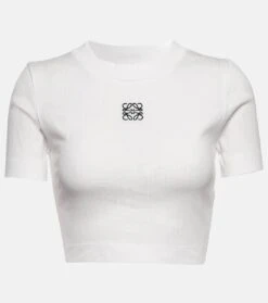 Loewe Cropped-Top Anagram Aus Baumwolle