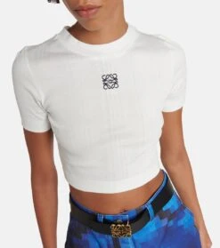 Loewe Cropped-Top Anagram Aus Baumwolle -FRAME || Dolce & Gabbana Verkäufe P00787416 d1