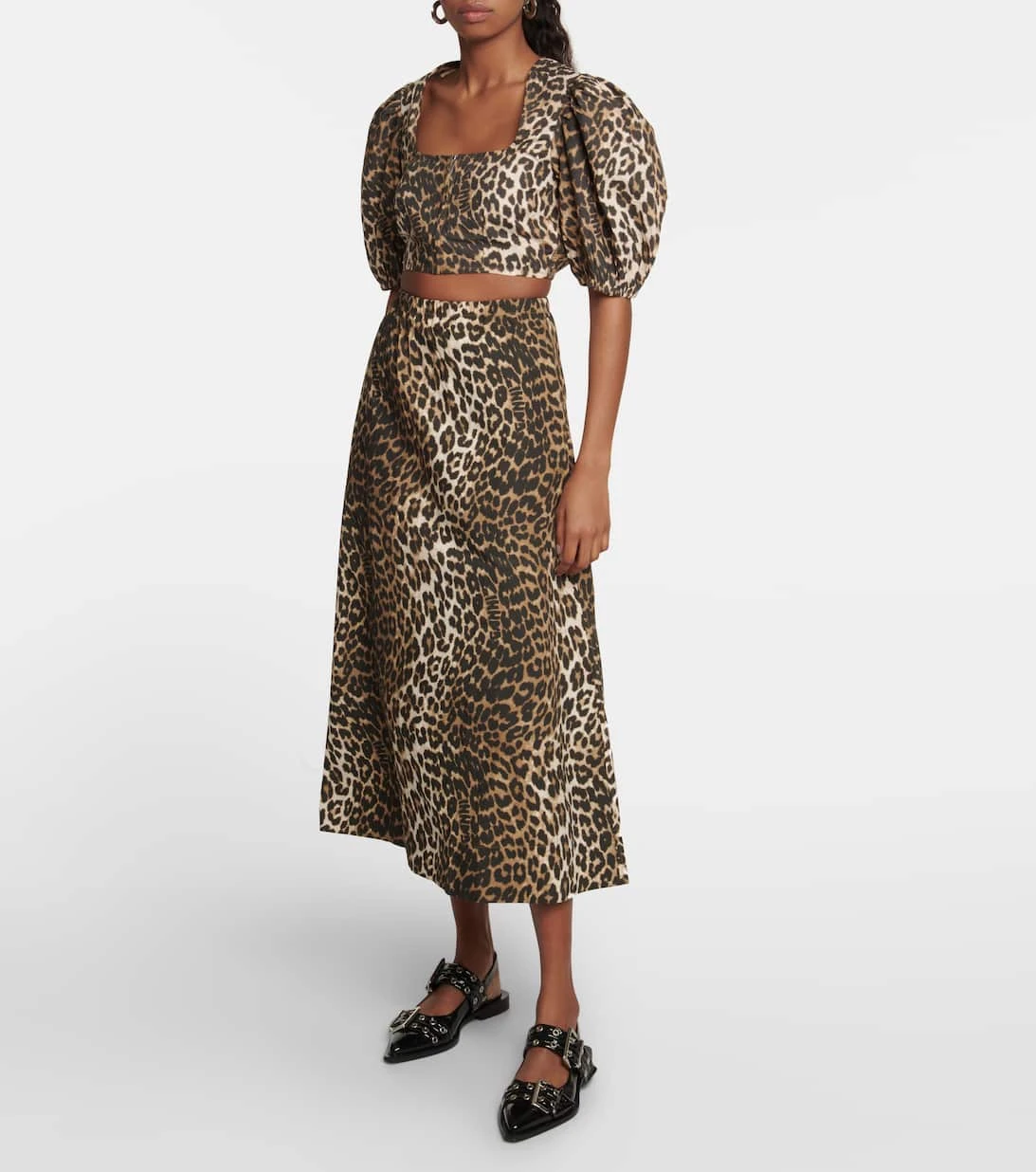 Ganni Cropped-Top Aus Baumwolle 4 Ganni Cropped-Top Aus Baumwolle – Bild 2