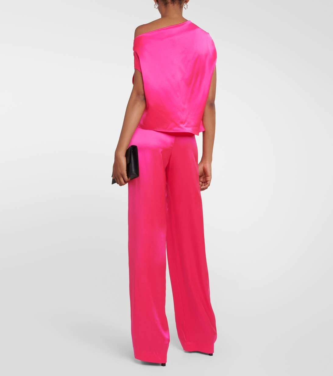 One-Shoulder-Top Aus Seide 5 One-Shoulder-Top Aus Seide – Bild 3