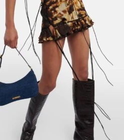 Bedruckter Low-Rise-Minirock -FRAME || Dolce & Gabbana Verkäufe P00790177 d2