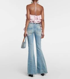 Blumarine Verzierte Low-Rise Flared Jeans -FRAME || Dolce & Gabbana Verkäufe P00790227 b2