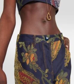 Etro High-Rise Wide-Leg Jeans Aus Jacquard -FRAME || Dolce & Gabbana Verkäufe P00793620 d1