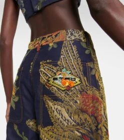 Etro High-Rise Wide-Leg Jeans Aus Jacquard -FRAME || Dolce & Gabbana Verkäufe P00793620 d3