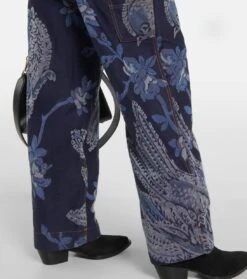 Etro High-Rise Wide-Leg Jeans Aus Jacquard -FRAME || Dolce & Gabbana Verkäufe P00793743 d2