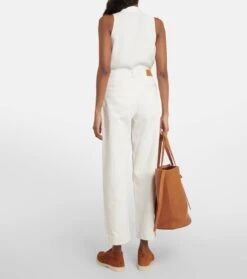 LORO PIANA High-Rise Cropped Jeans Releigh -FRAME || Dolce & Gabbana Verkäufe P00794928 b2