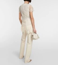 Acne Studios Top Aus Spitze -FRAME || Dolce & Gabbana Verkäufe P00795435 b2