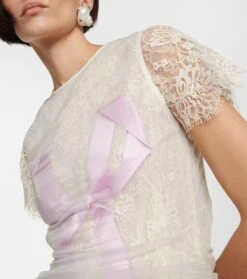 Acne Studios Top Aus Spitze -FRAME || Dolce & Gabbana Verkäufe P00795435 d1