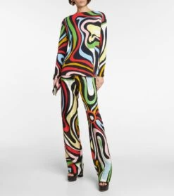 Bedruckte Bluse Aus Jersey -FRAME || Dolce & Gabbana Verkäufe P00802963 b1